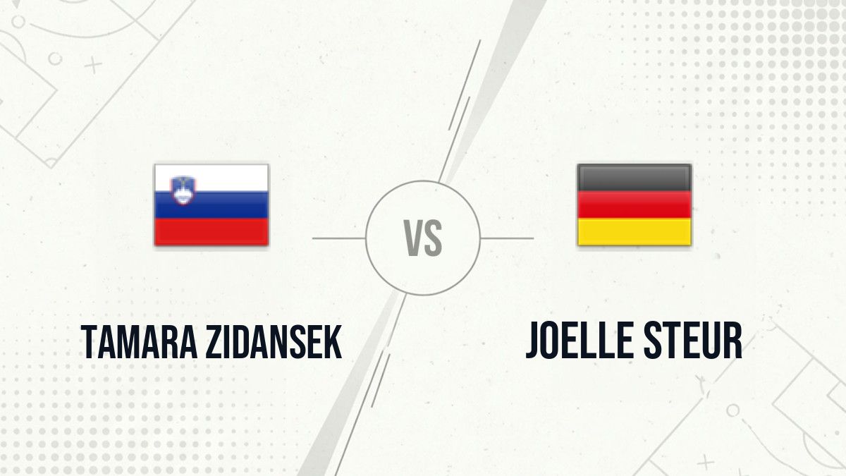 Pronostic Tamara Zidansek Joelle Steur
