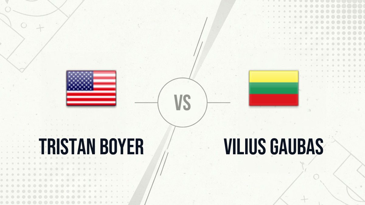 Pronostic Tristan Boyer Vilius Gaubas