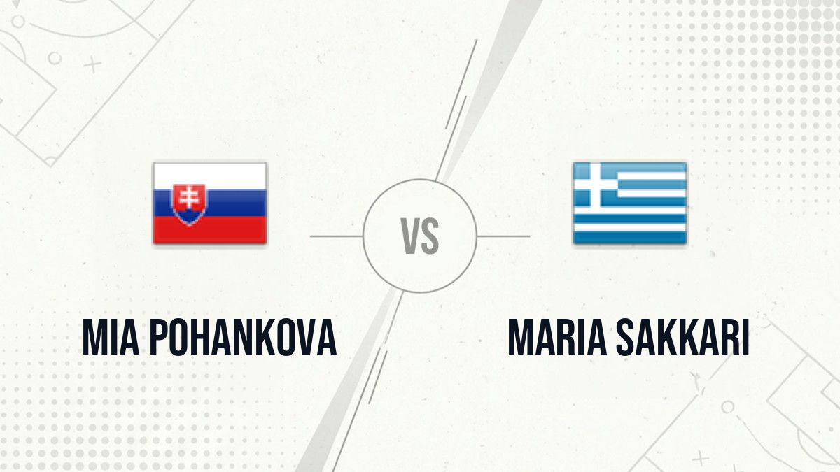 Pronostic Mia Pohankova Maria Sakkari