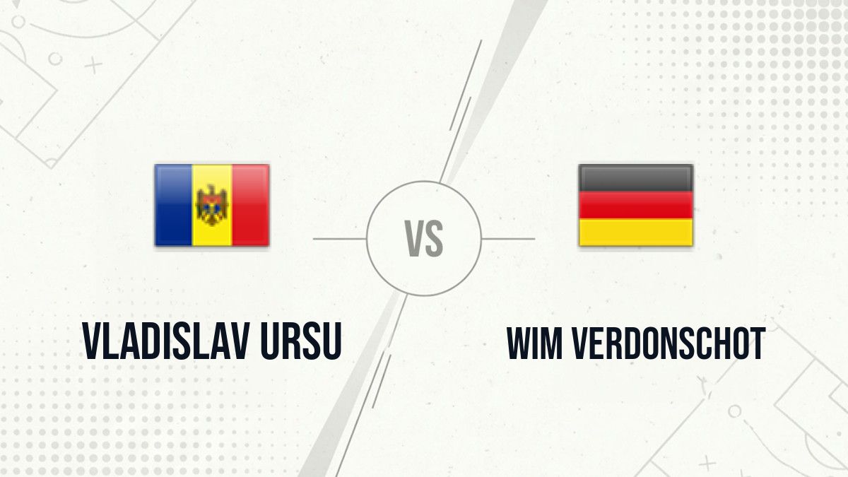 Pronostic Vladislav Ursu Wim Verdonschot