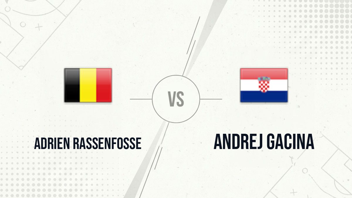 Pronostic Adrien Rassenfosse Andrej Gacina