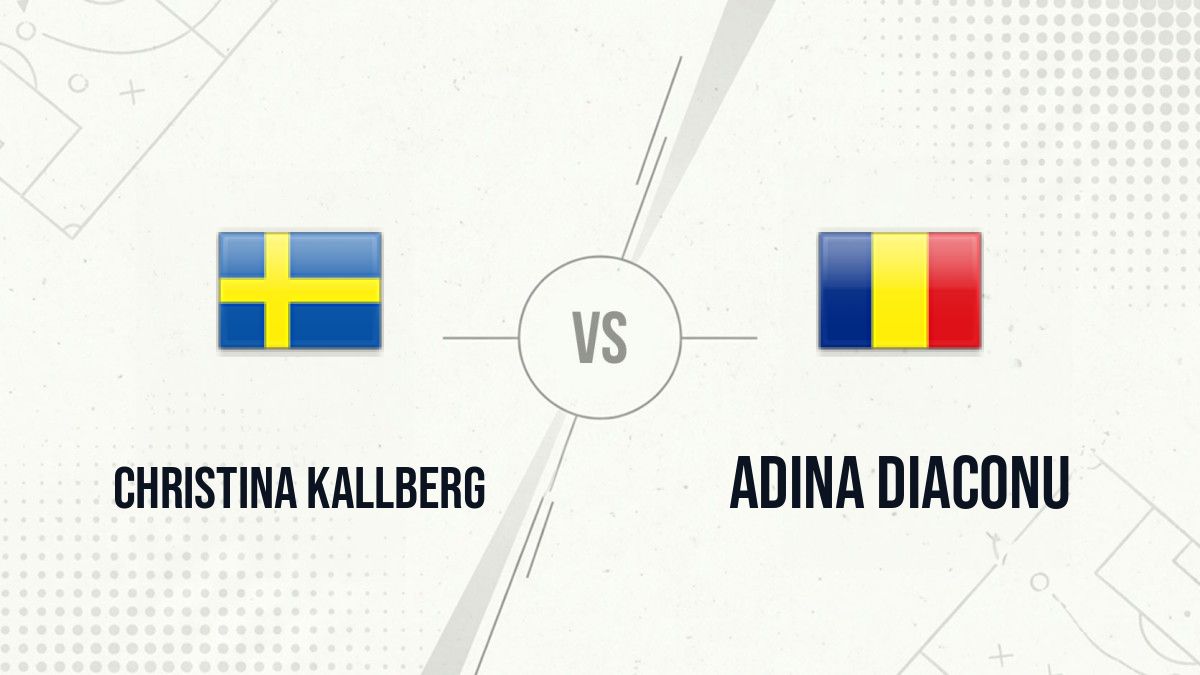 Pronostic Christina Kallberg Adina Diaconu