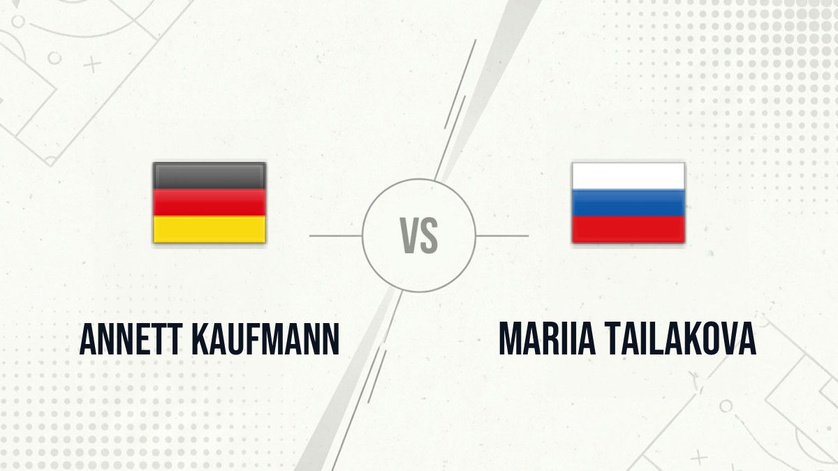 Pronostic Annett Kaufmann Mariia Tailakova
