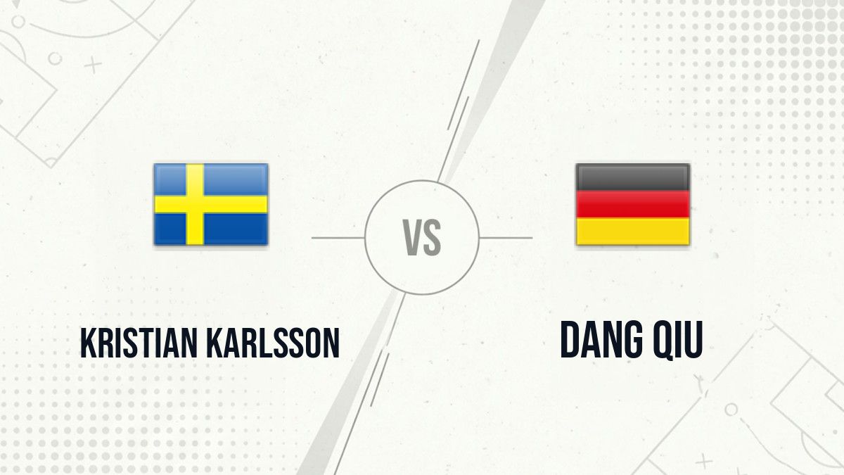 Pronostic Kristian Karlsson Dang Qiu