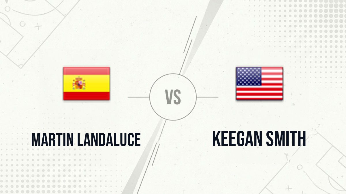 Pronostic Martin Landaluce Keegan Smith