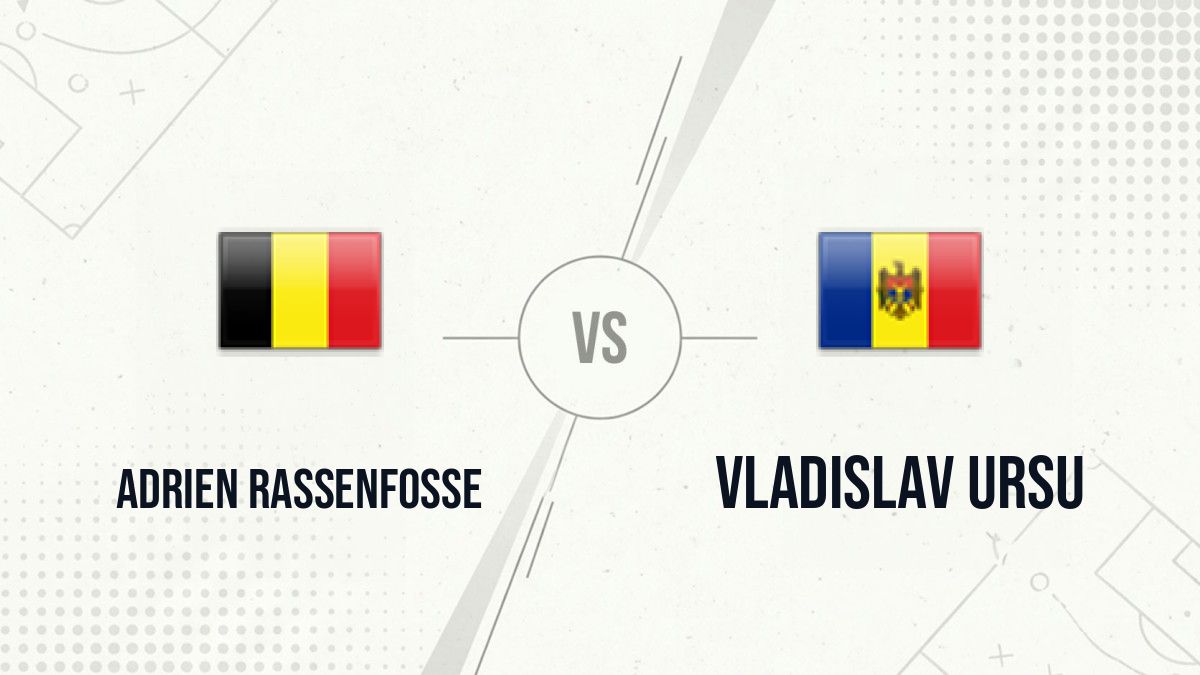 Pronostic Adrien Rassenfosse Vladislav Ursu