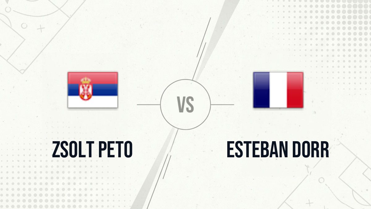 Pronostic Zsolt Peto Esteban Dorr