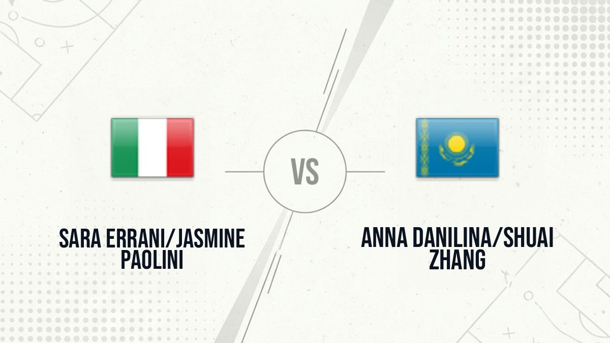 Pronostic Sara Errani/Jasmine Paolini Anna Danilina/Shuai Zhang