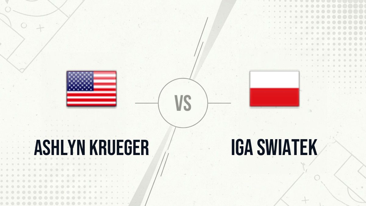 Pronostic Ashlyn Krueger Iga Swiatek
