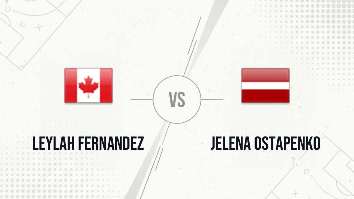 Pronostic Leylah Fernandez Jelena Ostapenko
