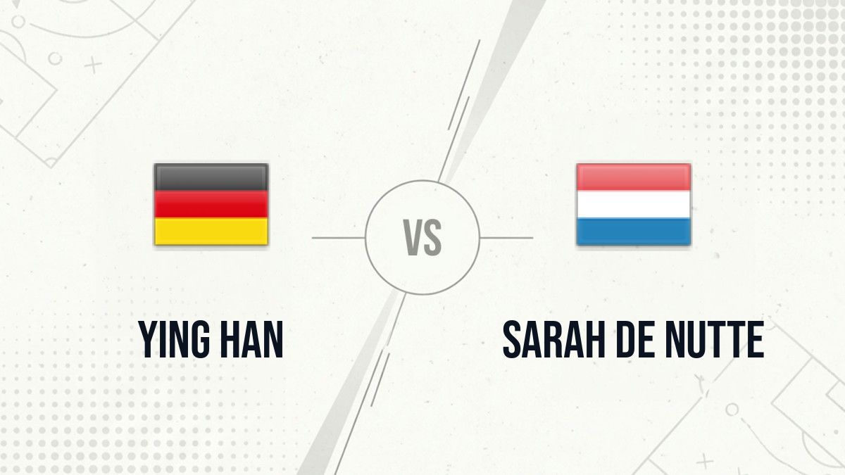 Pronostic Ying Han Sarah de Nutte