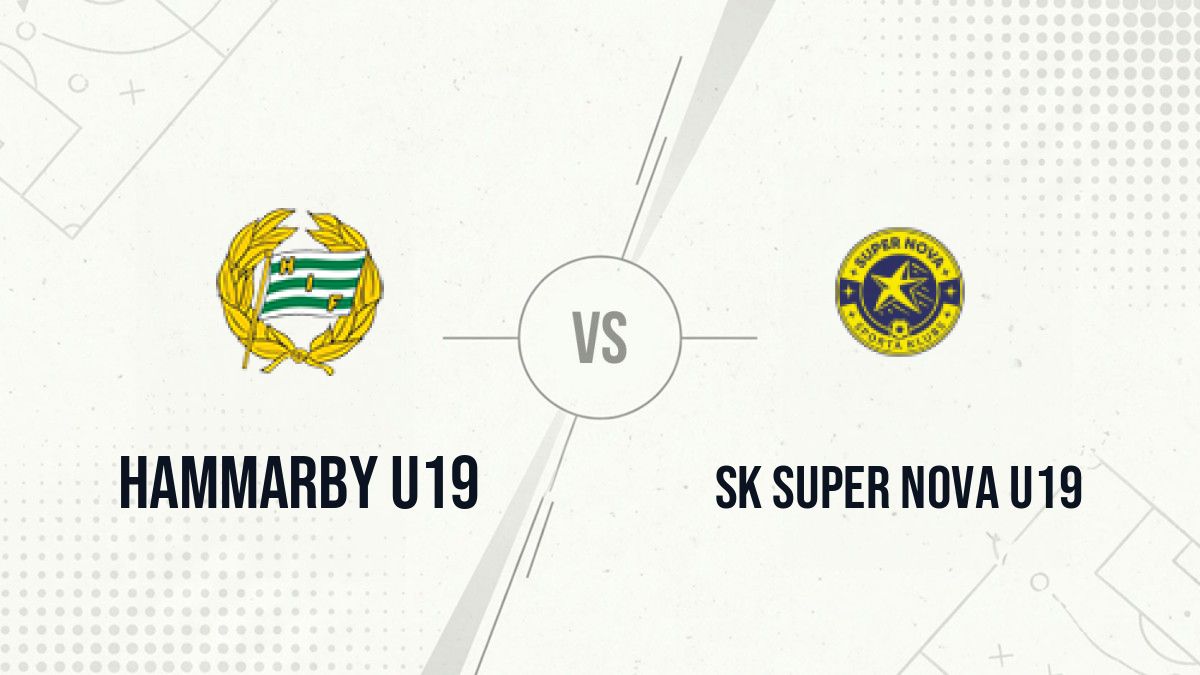 Pronostic Hammarby U19 SK Super Nova U19