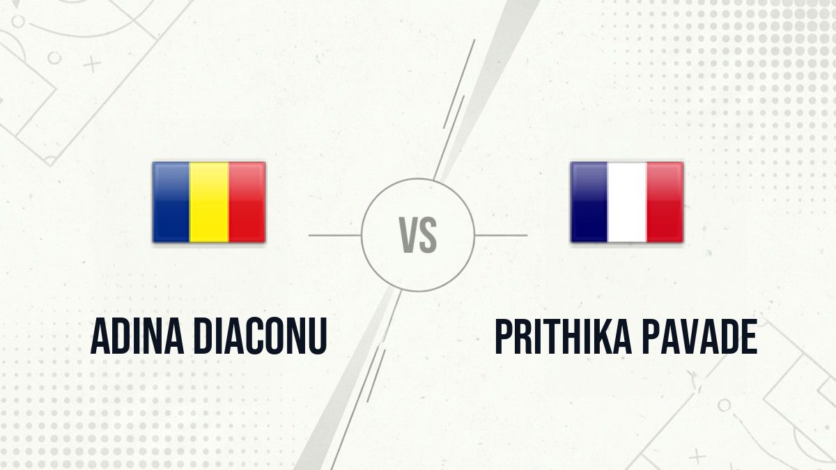 Pronostic Adina Diaconu Prithika Pavade