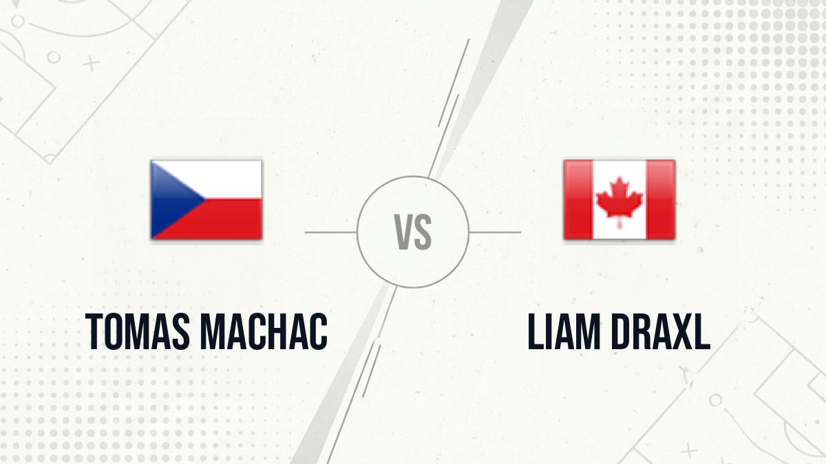 Pronostic Tomas Machac Liam Draxl