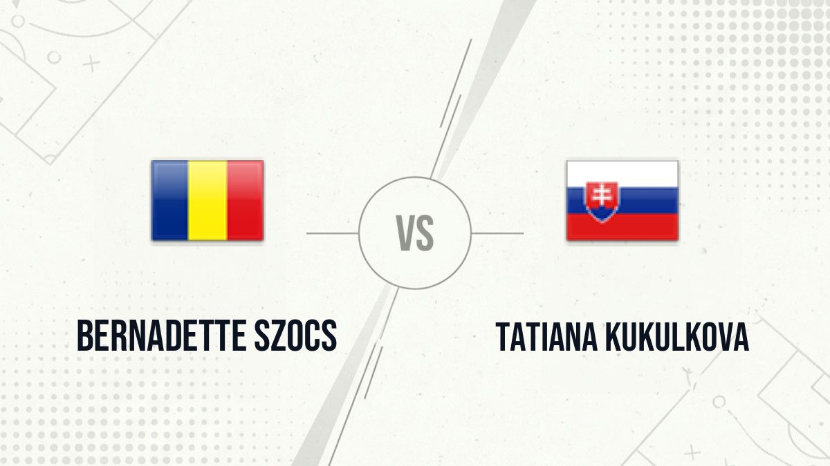 Pronostic Bernadette Szocs Tatiana Kukulkova