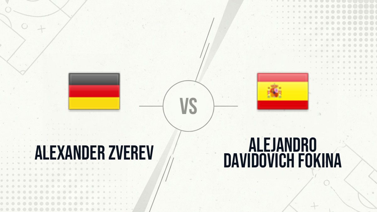Pronostic Alexander Zverev Alejandro Davidovich Fokina
