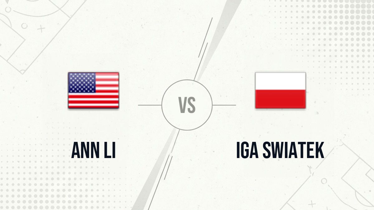 Pronostic Ann Li Iga Swiatek