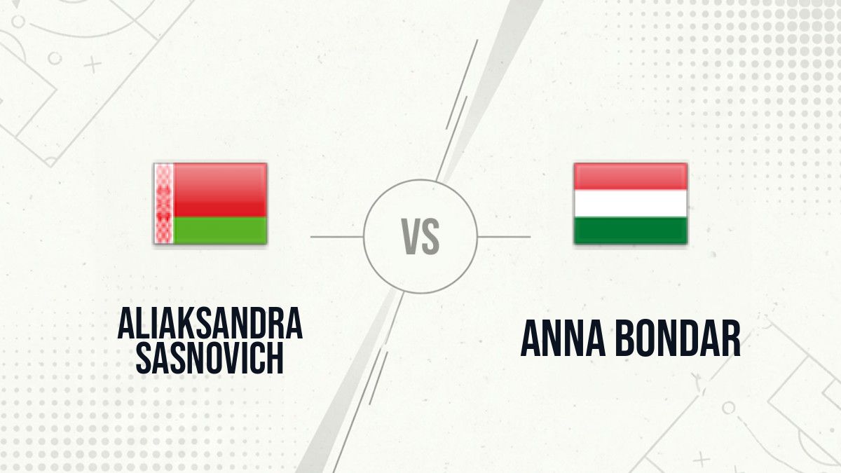 Pronostic Aliaksandra Sasnovich Anna Bondar