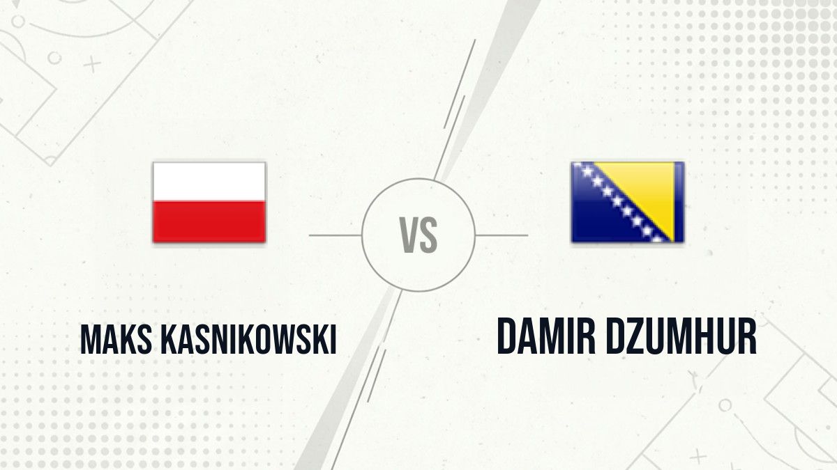 Pronostic Maks Kasnikowski Damir Dzumhur