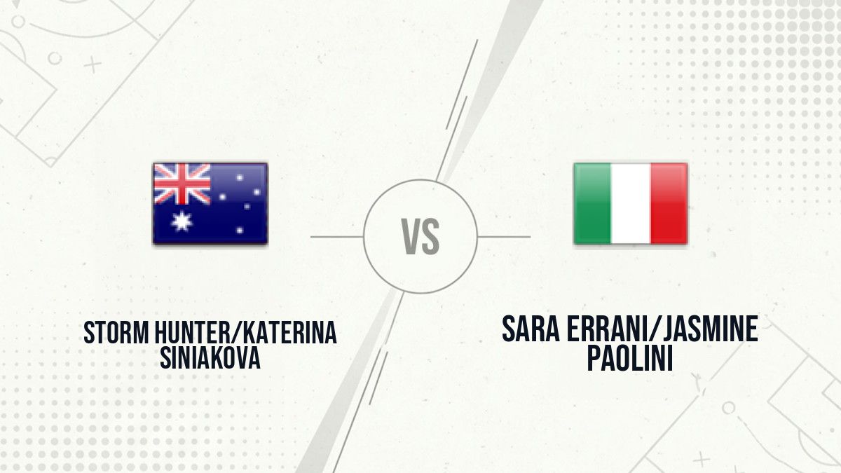 Pronostic Storm Hunter/Katerina Siniakova Sara Errani/Jasmine Paolini