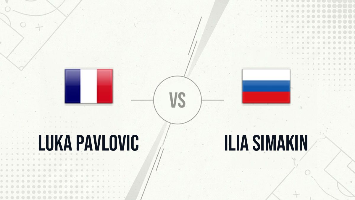 Pronostic Luka Pavlovic Ilia Simakin