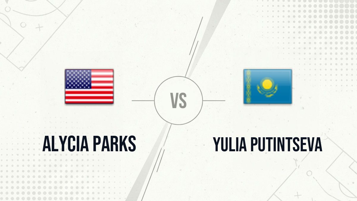 Pronostic Alycia Parks Yulia Putintseva