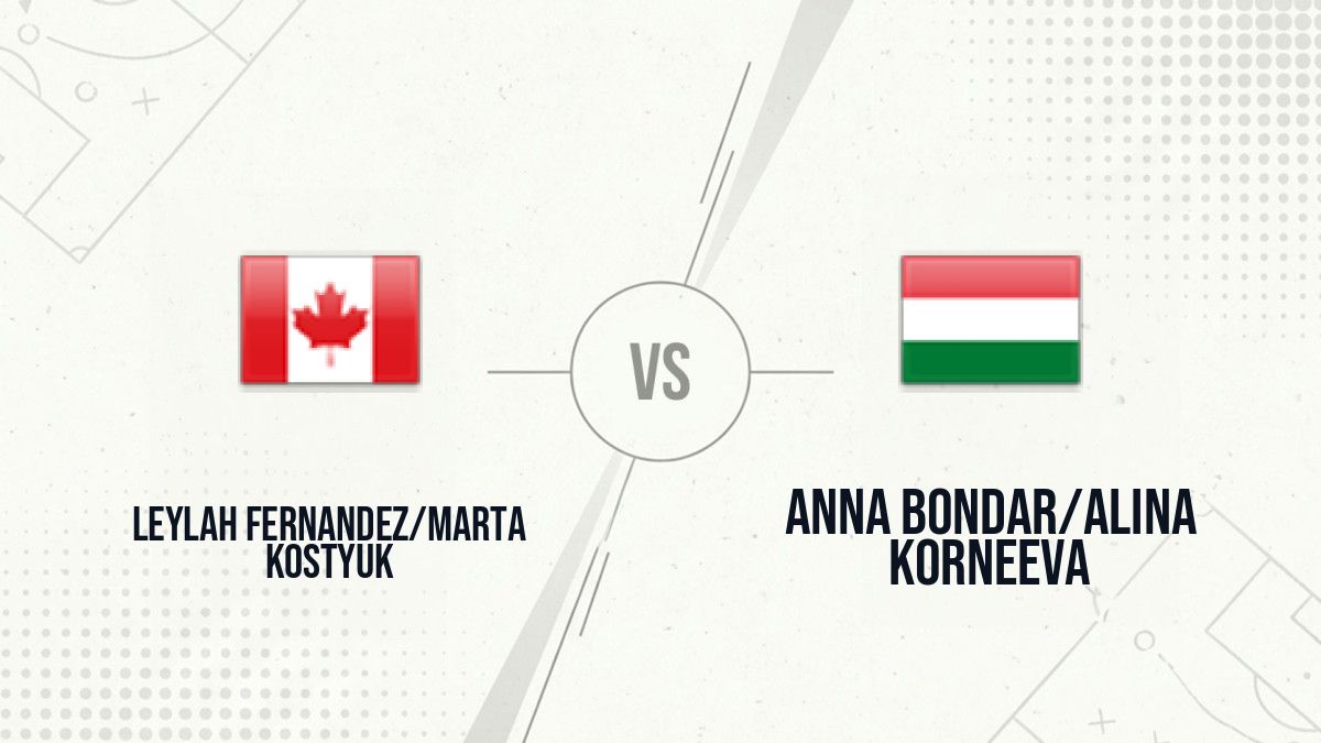 Pronostic Leylah Fernandez/Marta Kostyuk Anna Bondar/Alina Korneeva