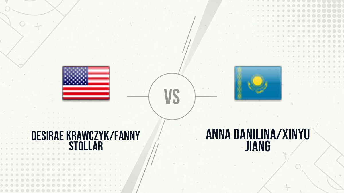Pronostic Desirae Krawczyk/Fanny Stollar Anna Danilina/Xinyu Jiang
