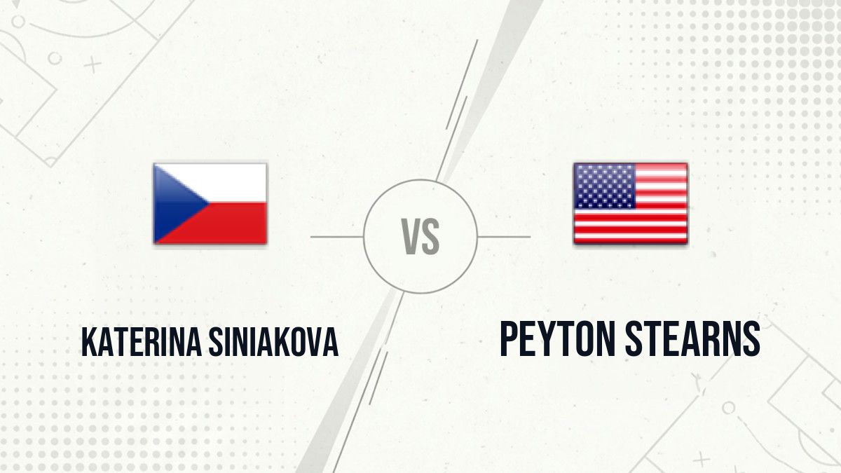 Pronostic Katerina Siniakova Peyton Stearns