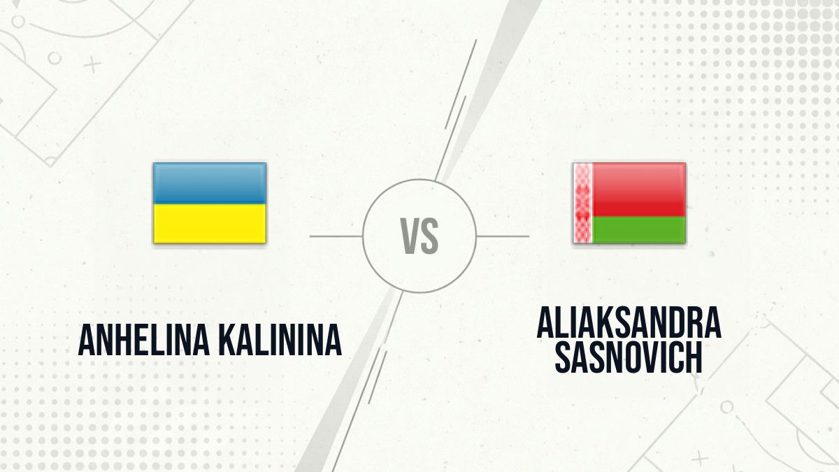 Pronostic Anhelina Kalinina Aliaksandra Sasnovich