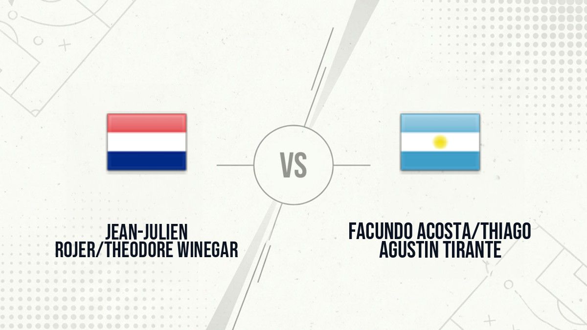 Pronostic Jean-Julien Rojer/Theodore Winegar Facundo Acosta/Thiago Agustin Tirante