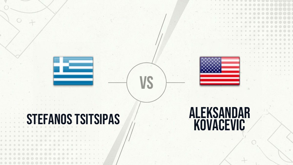 Pronostic Stefanos Tsitsipas Aleksandar Kovacevic