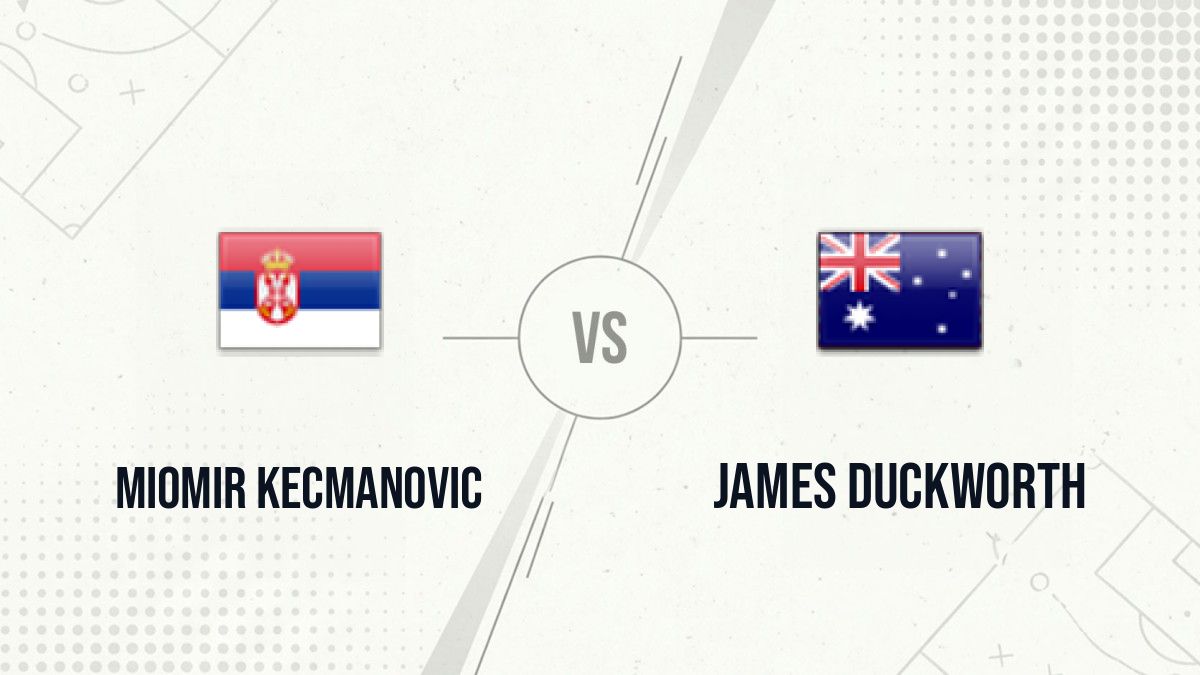 Pronostic Miomir Kecmanovic James Duckworth