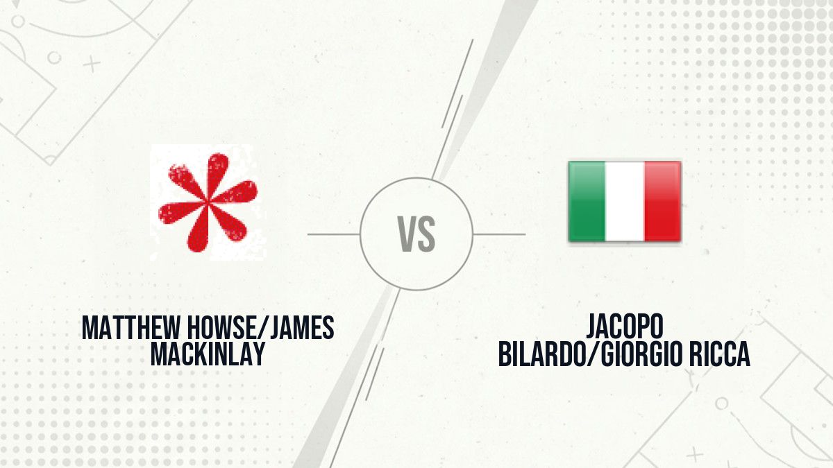 Pronostic Matthew Howse/James Mackinlay Jacopo Bilardo/Giorgio Ricca