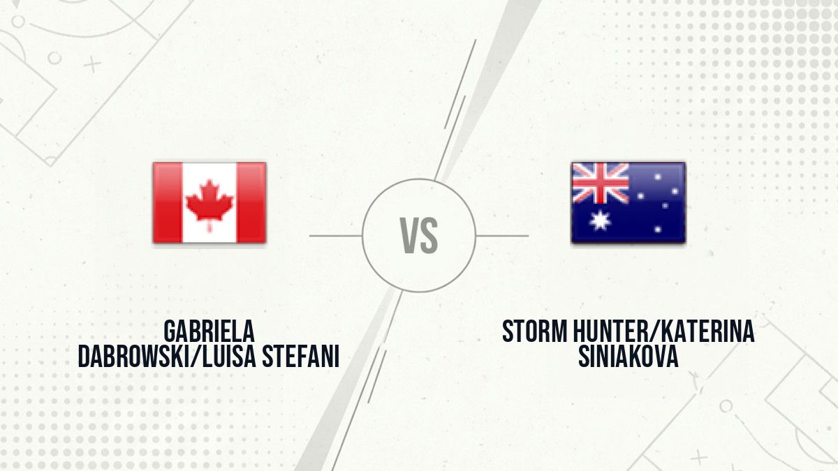 Pronostic Gabriela Dabrowski/Luisa Stefani Storm Hunter/Katerina Siniakova