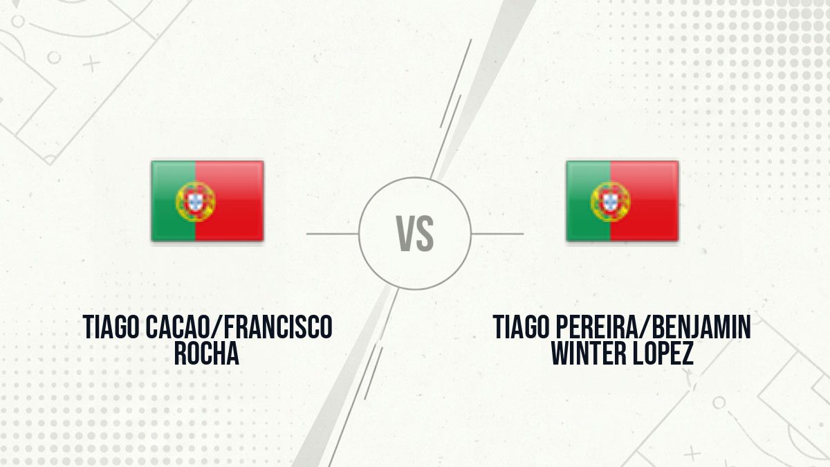 Pronostic Tiago Cacao/Francisco Rocha Tiago Pereira/Benjamin Winter Lopez