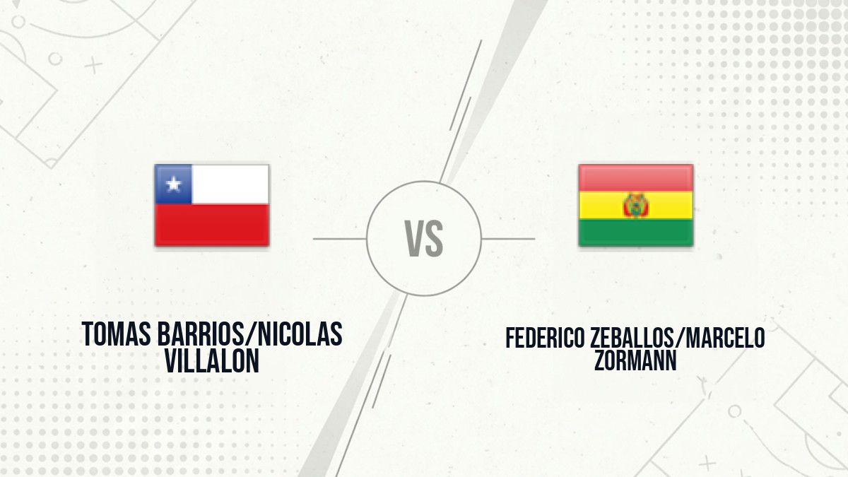 Pronostic Tomas Barrios/Nicolas Villalon Federico Zeballos/Marcelo Zormann