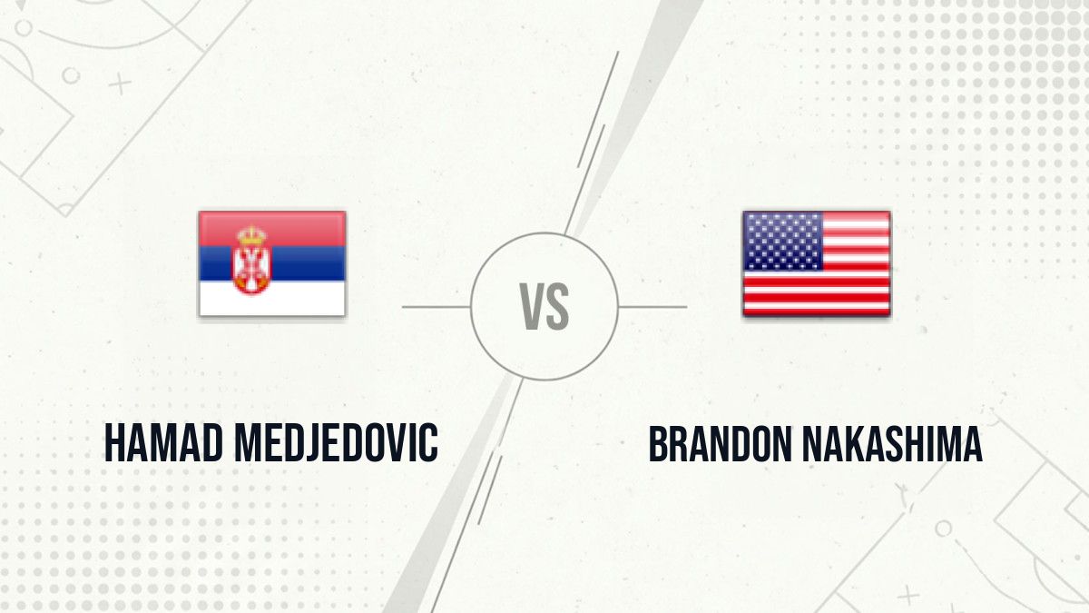 Pronostic Hamad Medjedovic Brandon Nakashima