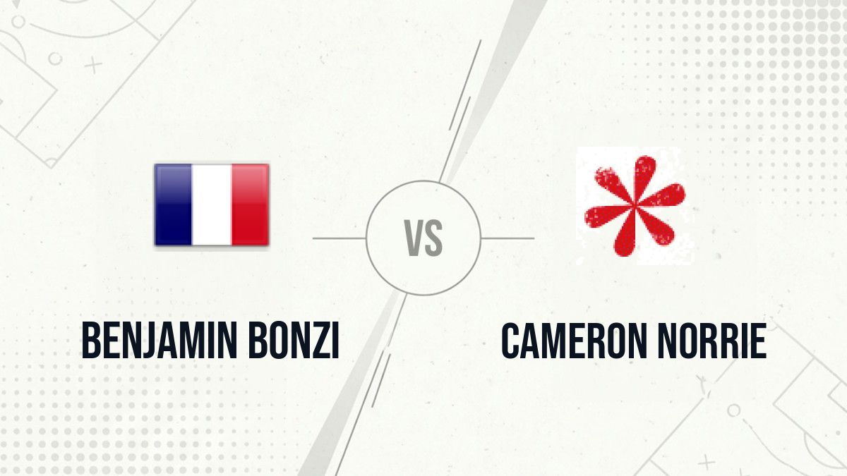 Pronostic Benjamin Bonzi Cameron Norrie
