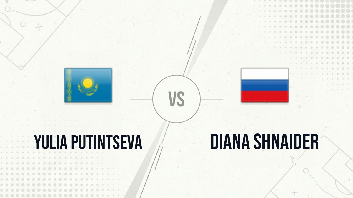 Pronostic Yulia Putintseva Diana Shnaider