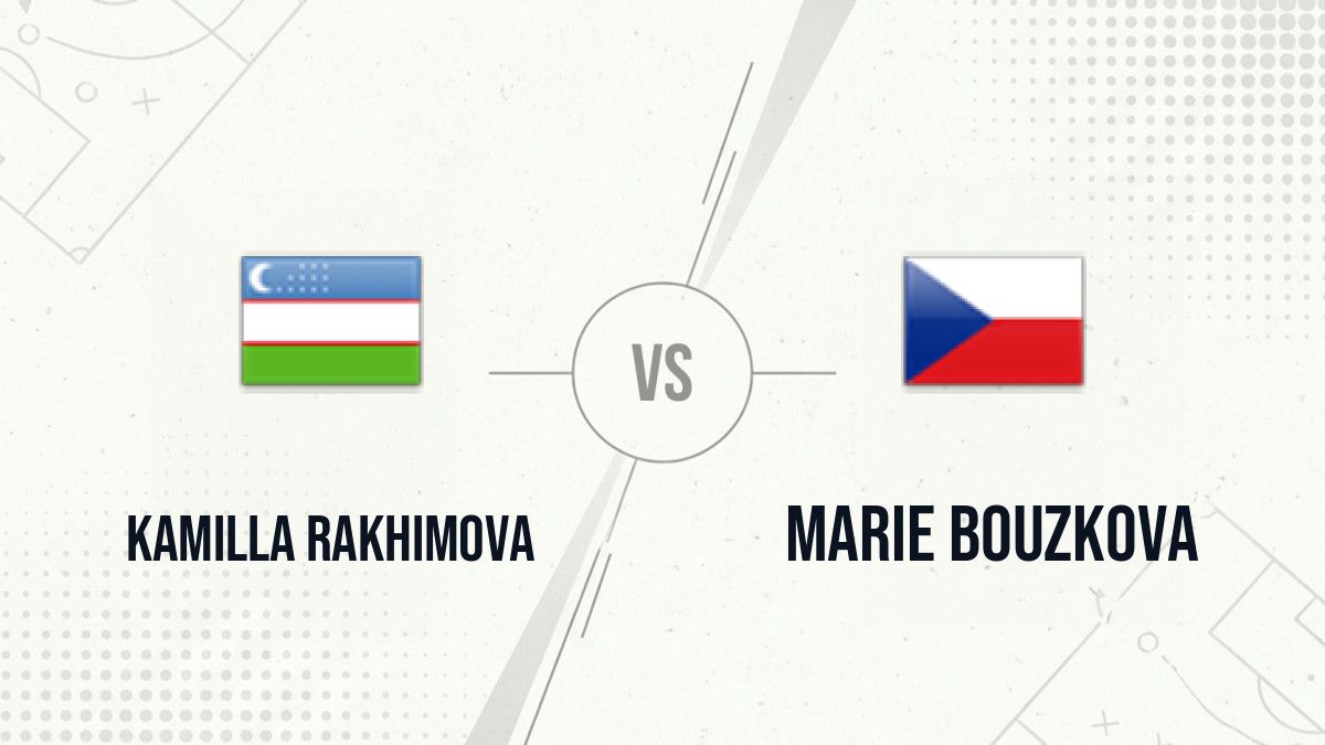 Pronostic Kamilla Rakhimova Marie Bouzkova