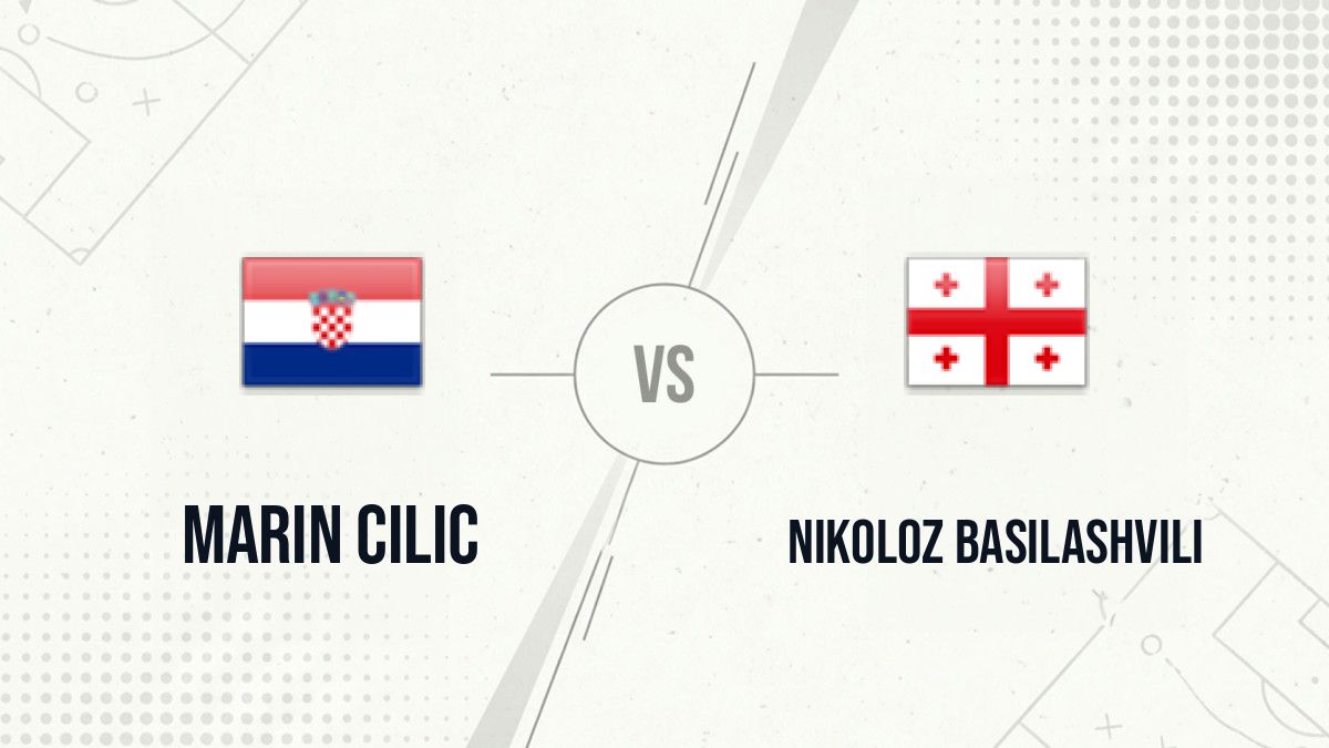 Pronostic Marin Cilic Nikoloz Basilashvili