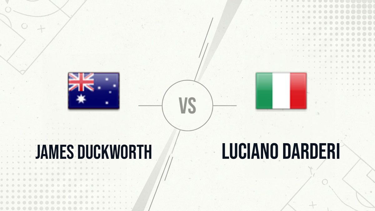 Pronostic James Duckworth Luciano Darderi