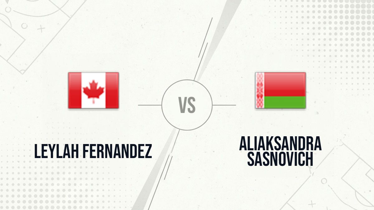 Pronostic Leylah Fernandez Aliaksandra Sasnovich