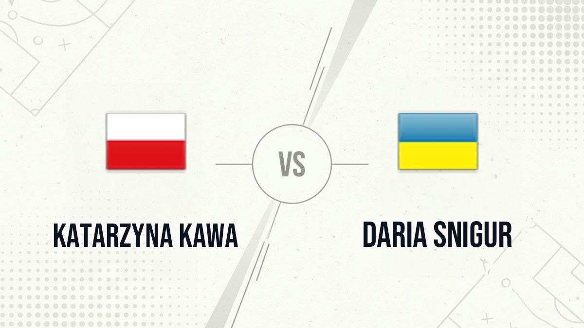 Pronostic Katarzyna Kawa Daria Snigur