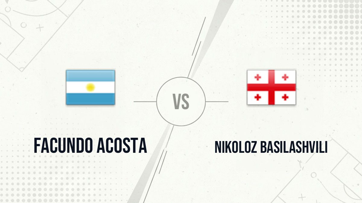 Pronostic Facundo Acosta Nikoloz Basilashvili