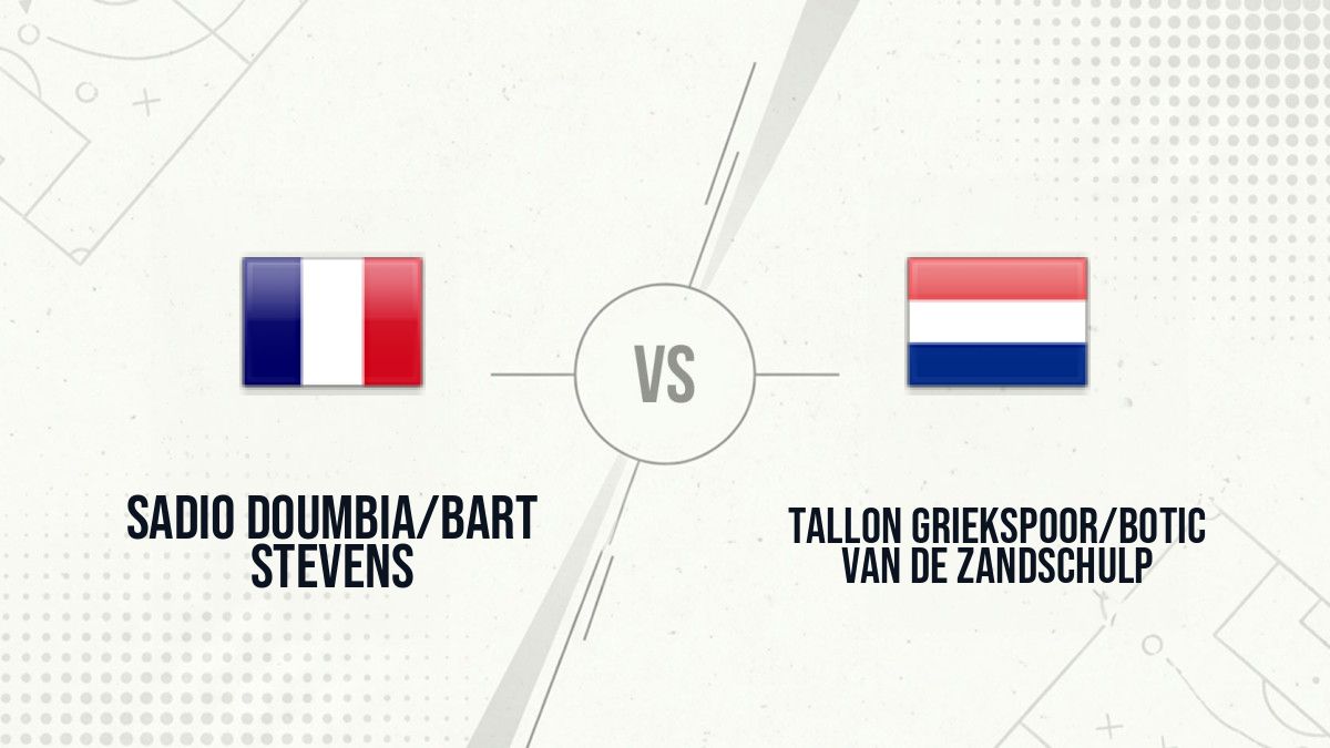 Pronostic Sadio Doumbia/Bart Stevens Tallon Griekspoor/Botic van de Zandschulp