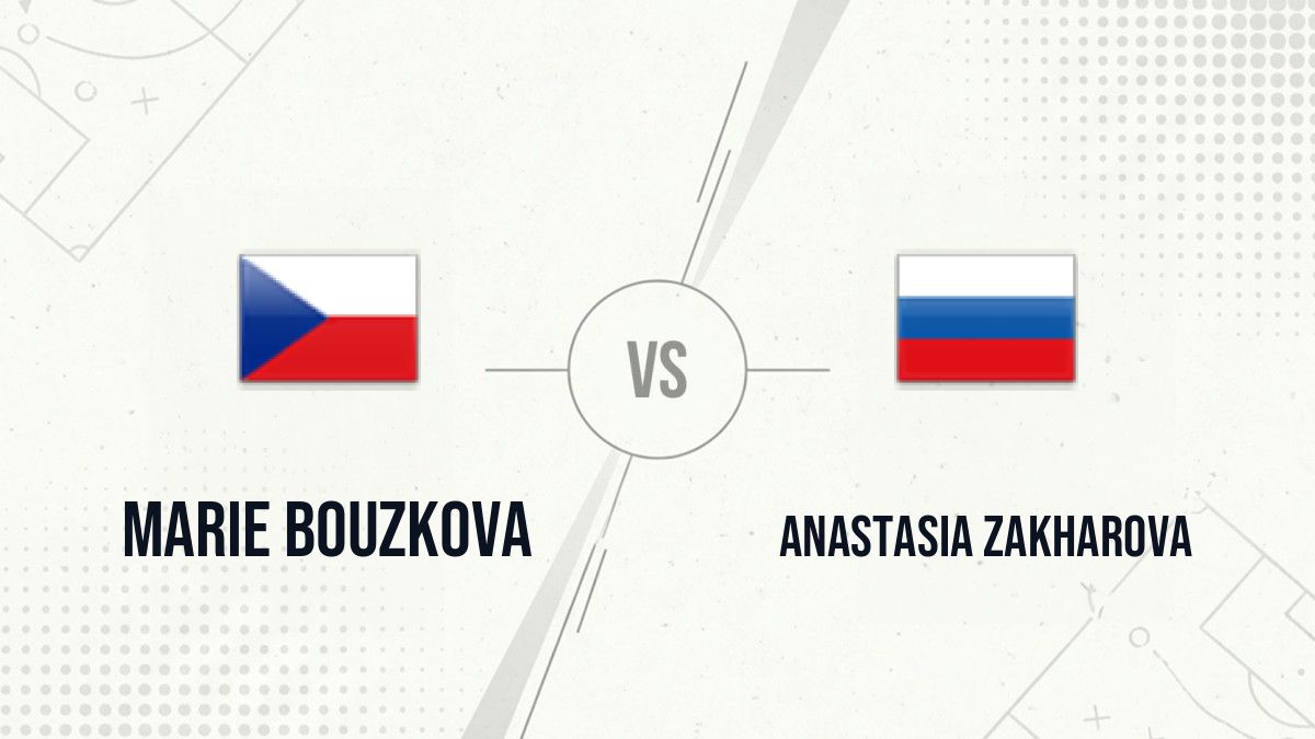 Pronostic Marie Bouzkova Anastasia Zakharova