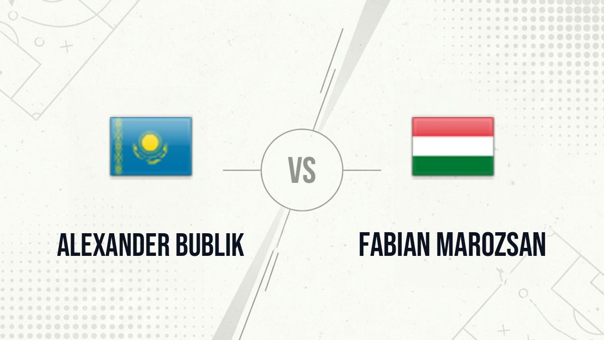 Pronostic Alexander Bublik Fabian Marozsan