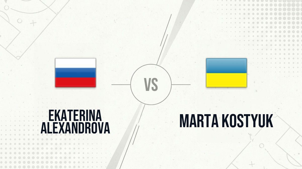 Pronostic Ekaterina Alexandrova Marta Kostyuk